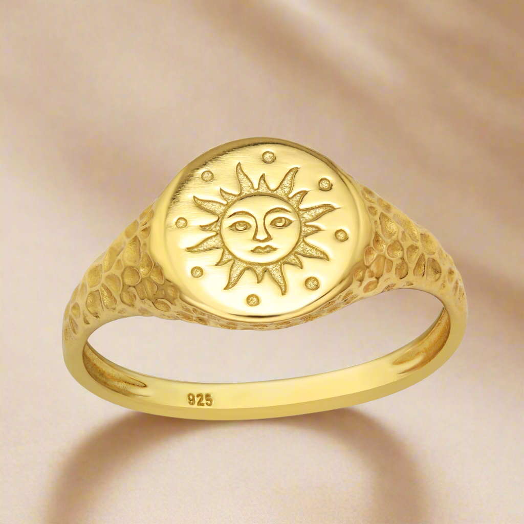 Sun Signet Ring
