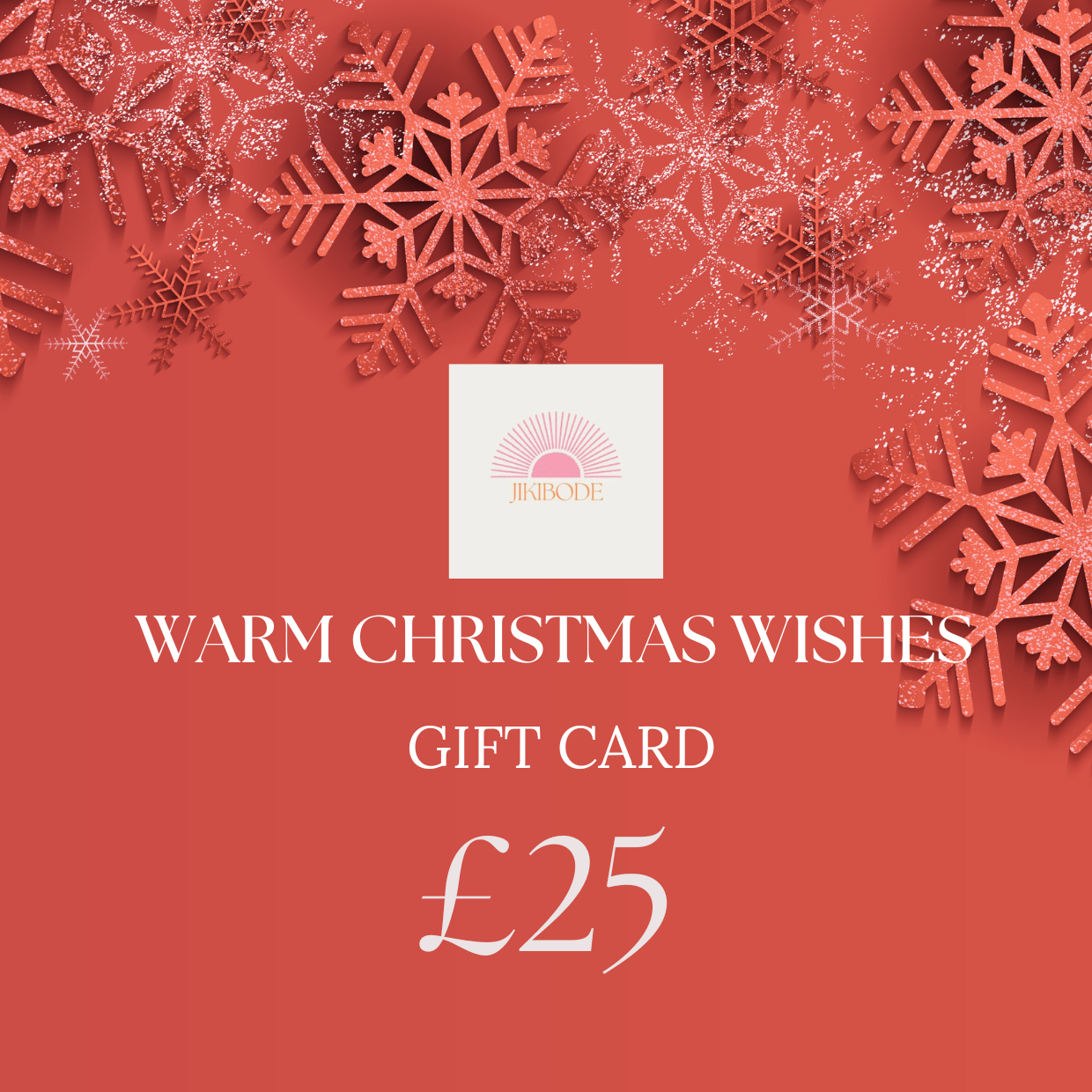 Jikibode Christmas E-Gift Card £25
