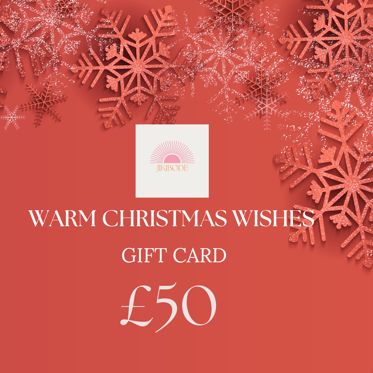 Jikibode Christmas E-Gift Card £50