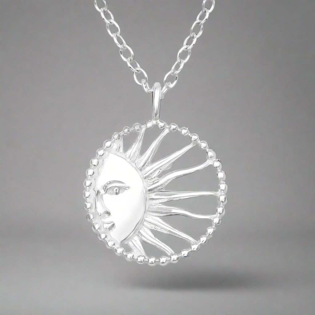 Sun Face Necklace