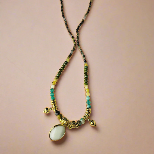 Equinox Boho Gemstone Necklace