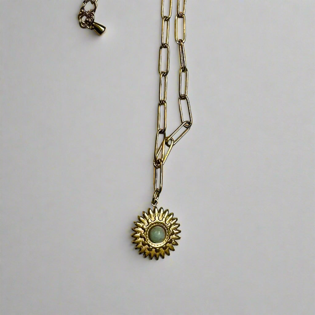 Anthos Aventurine Link Pendant