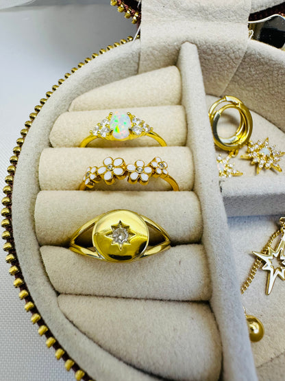 Emerald Sunbeam Jewellery Case