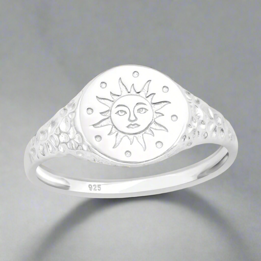 Sun Signet Ring