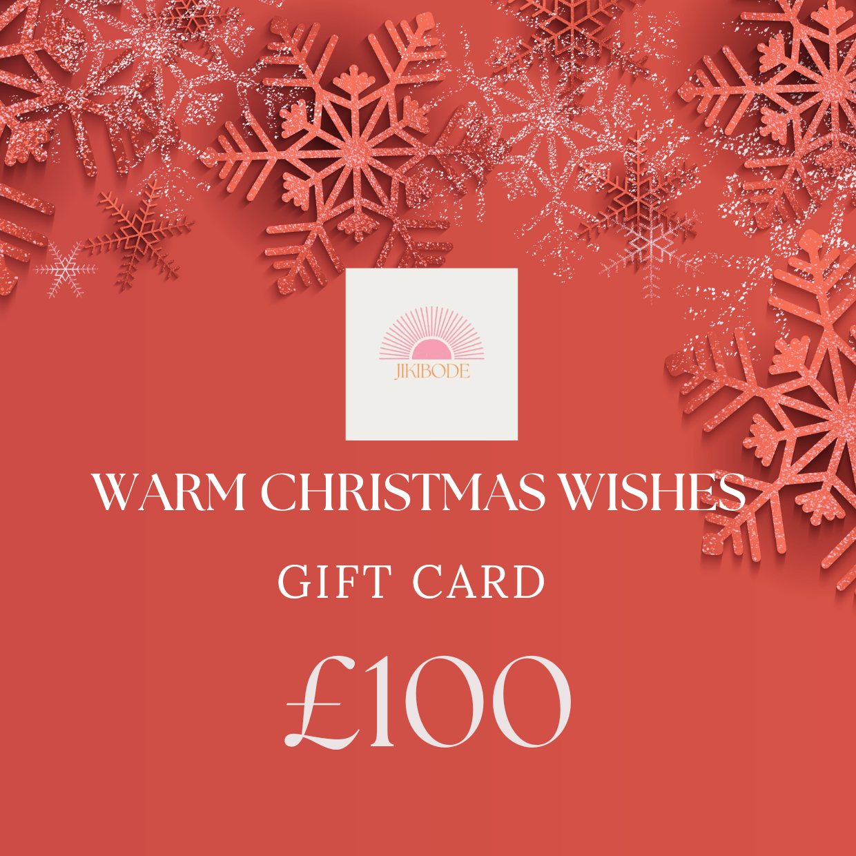 Jikibode Christmas E-Gift Card £100